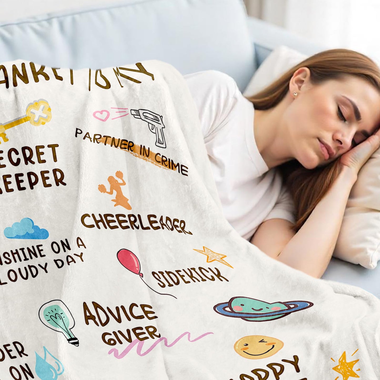 Gifts for Mom Birthday, Birthday Gift for Mom, Gifts for Mother, Mother Present for Valentines Christmas Mothers Day, Mommy Blanket, Anniversary Present Blanket to Mom from Daughter Son 60”x50”