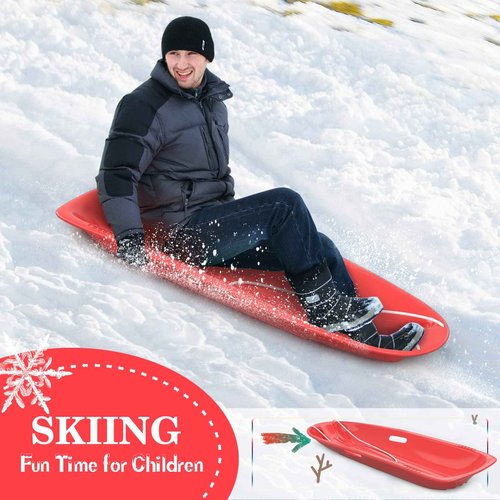 AGPTEK 47 Inch Snow SLE...LTS 2 Pack(Blue and Red)