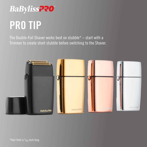 BaBylissPRO Barberology Foil Shaver FXFS1 SILVERFX Professional High-Torque Shaver