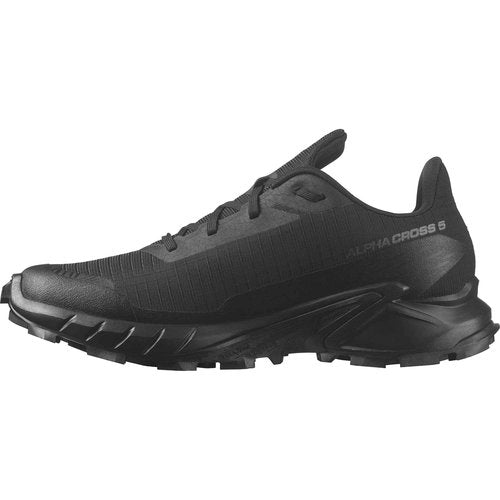 Salomon Women’s Alphacross 5 Trail Running Shoes - Black/Black/Ebony - 7