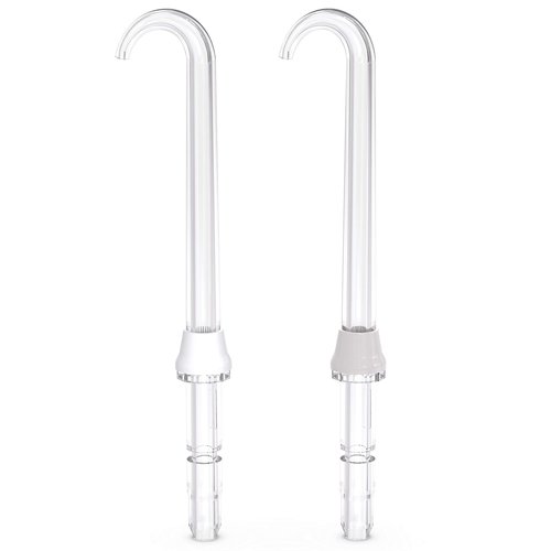 Waterpik Water Flosser Classic Professional WP 72, Countertop Oral Irrigator, White & DT-100E Implant Denture Replacement Tips Water Flosser Tip Replacement, Clear, 2 Count