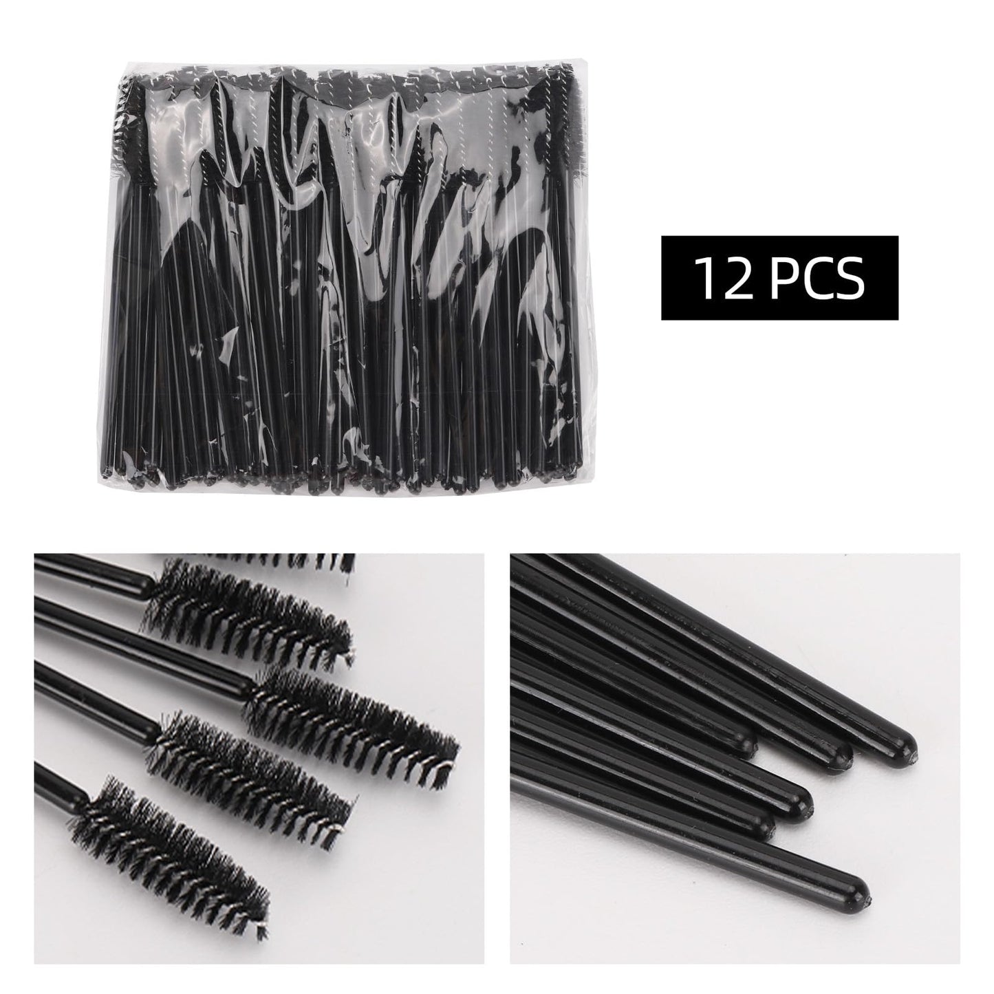 Tbestmax 1200 Disposable Mascara Wands, Spoolies Brush for Eyelash Extensions, Spooly Eyelash Eyebrow Brushes Lash Wand Applicat