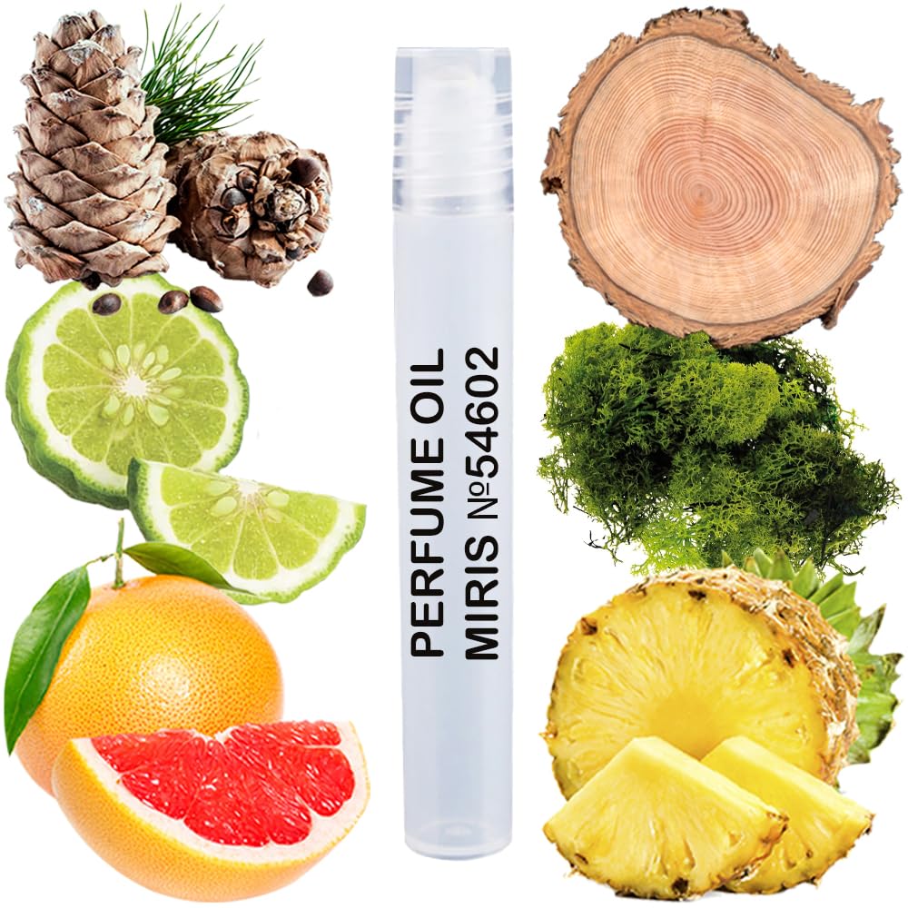 MIRIS No. 54602, Inspired by Hacivat, Long-Lasting Unisex Perfume Oil for Women & Men Roll-On, Rollerball 0.34 Fl Oz / 10 ml