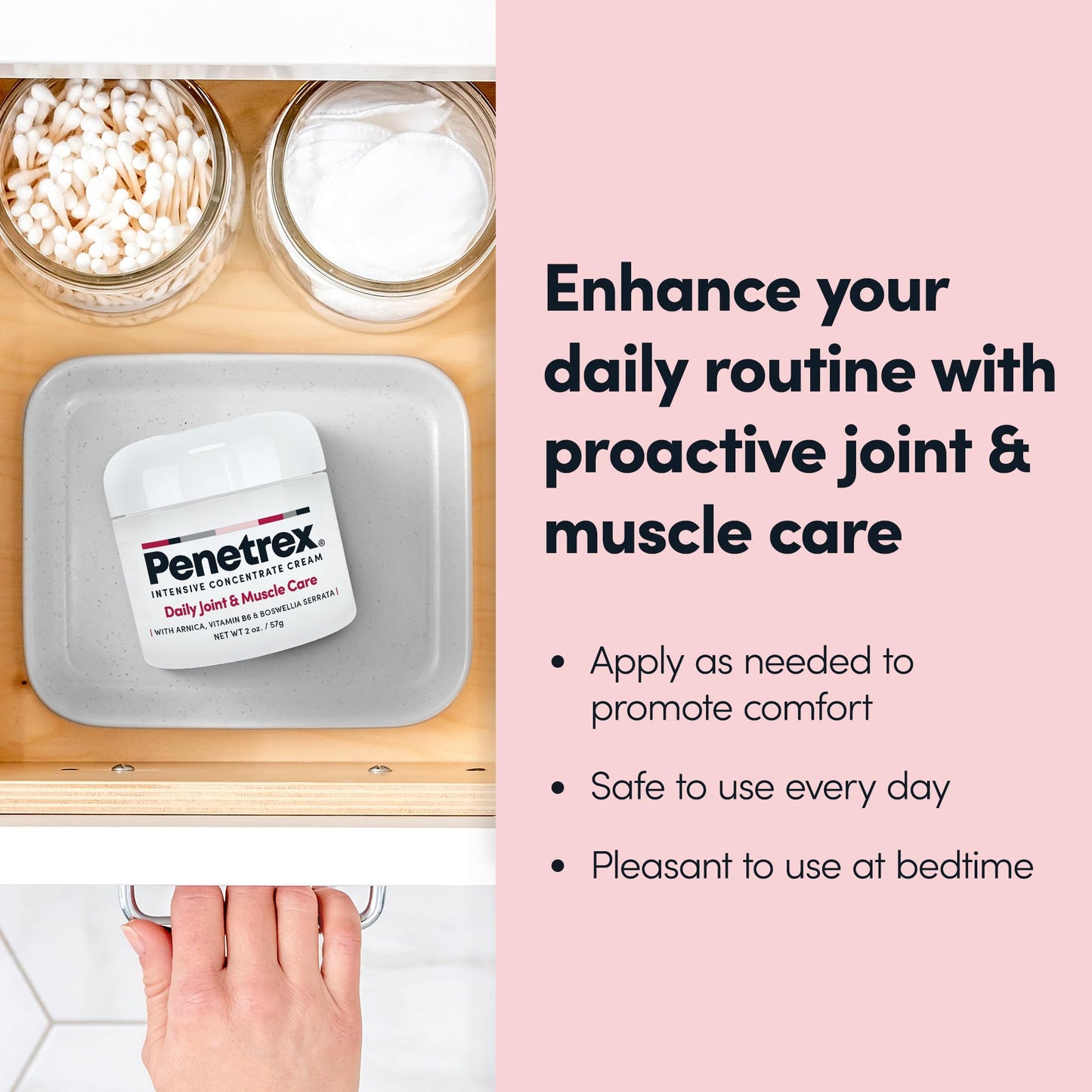 Penetrex Joint & Muscle Therapy Duo - Soothing Relief for Back, Neck, Hands, Feet & Nerves - Rub with Arnica, Vitamin B6 MSM & Boswellia - 2oz, 4oz