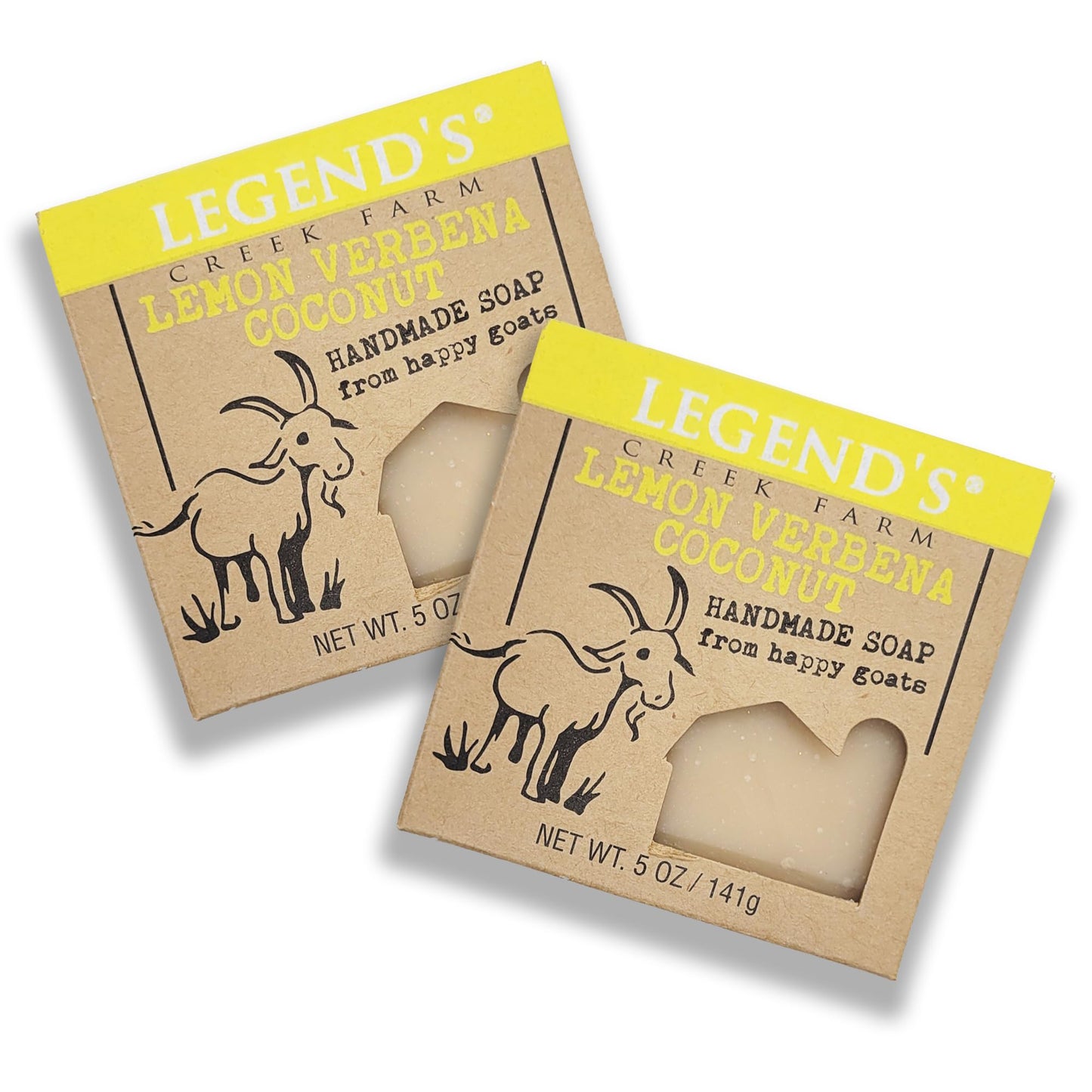 Legend 's Creek Farm Goat Milk Soap, Moisturizing Cleansing Bar for Hands and Body, Creamy Lather and Nourishing, Gentle For Sen