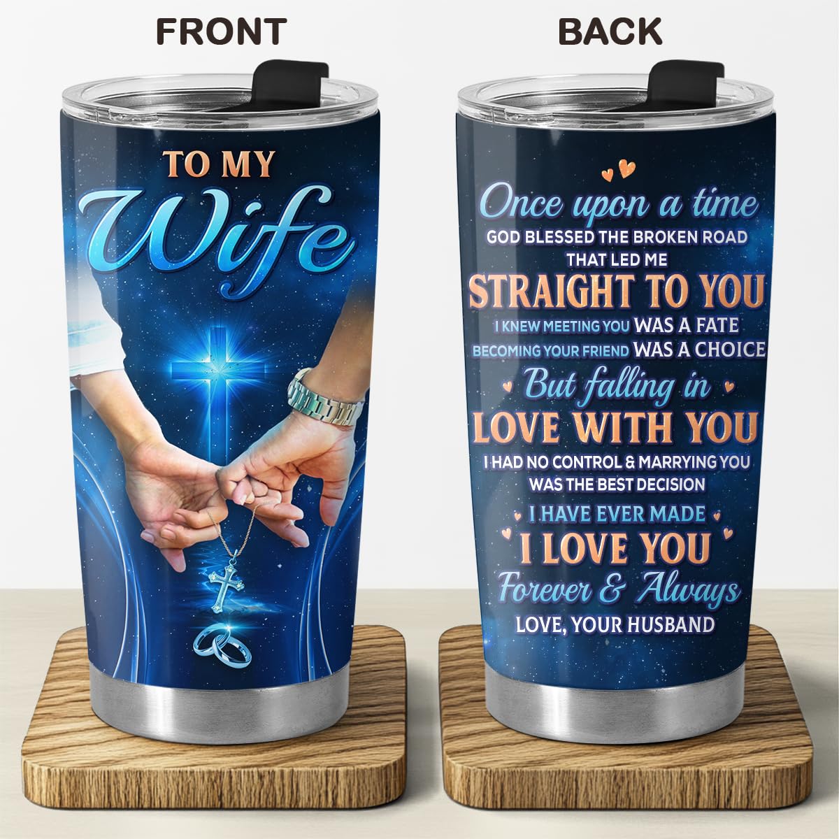 Pawfect House To My Wife Tumbler, Anniversary Birthday Gifts For Wife Women, 20 Oz Stainless Steel Tumbler With Lid, Husband To Wife Drinkware, Religious Love Coffee Mug, Wife Gifts From Husband