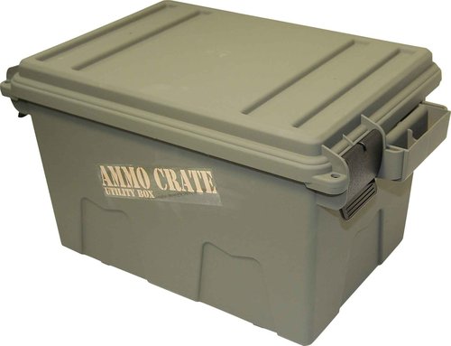 MTM Ammo Storage Bundle - 50 Caliber Ammo Crate (3-pack) + Large Utility Box