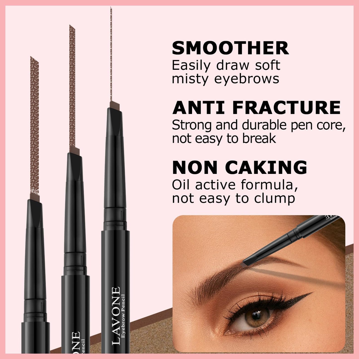 Eyebrow Color Kit with Brow Color & Eyebrow Pencil, 2-in-1 Natural Effects Eyebrow Makeup Set, Easy & Safe to Use 10ml - Soft Br