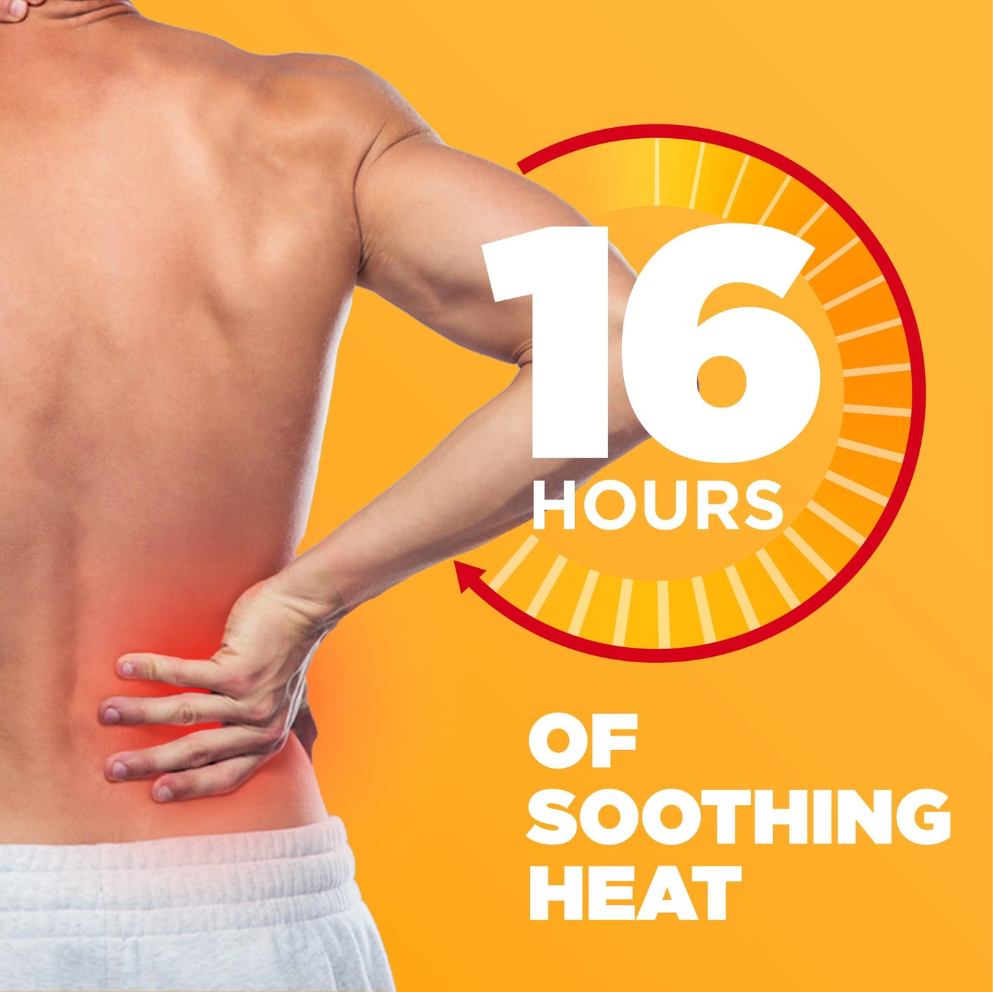 ThermaCare Advanced Back & Hip HeatWraps, Long-Lasting, Disposable Heat Therapy for Lower Back Pain, Muscle Soreness, & Herniated Discs, Drug-Free (L-XL, Pack of 10)