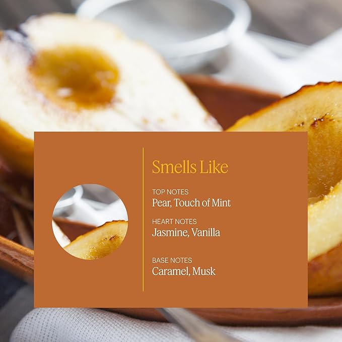 Aera Mini Pear Brulee - Essential Oil for Home - Delightful and Delicious Fragrance - Notes of Vanilla and Hazelnut - Scent Refill - Capsule Size Works with Mini Diffuser