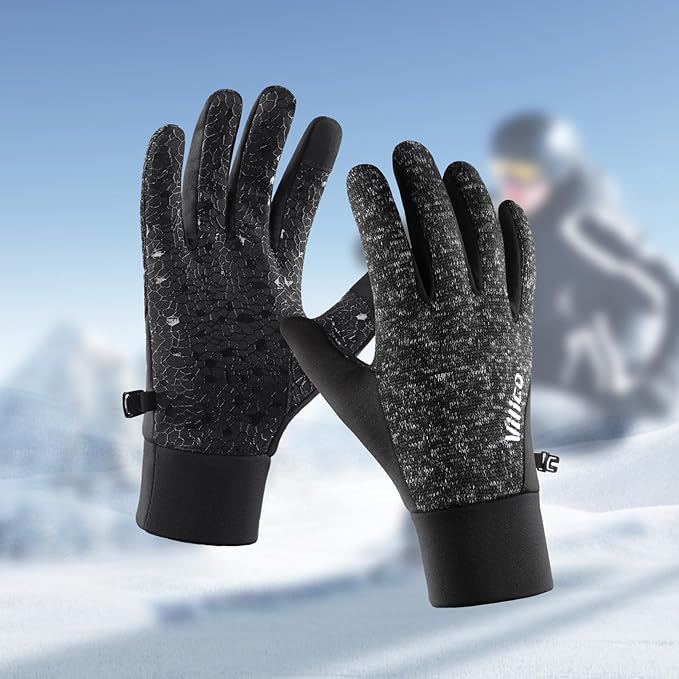 Thermal Winter Gloves Outdoor Warm Gloves for Women Men Lightweight Soft Design for Walking Hiking Cycling Cold Weather
