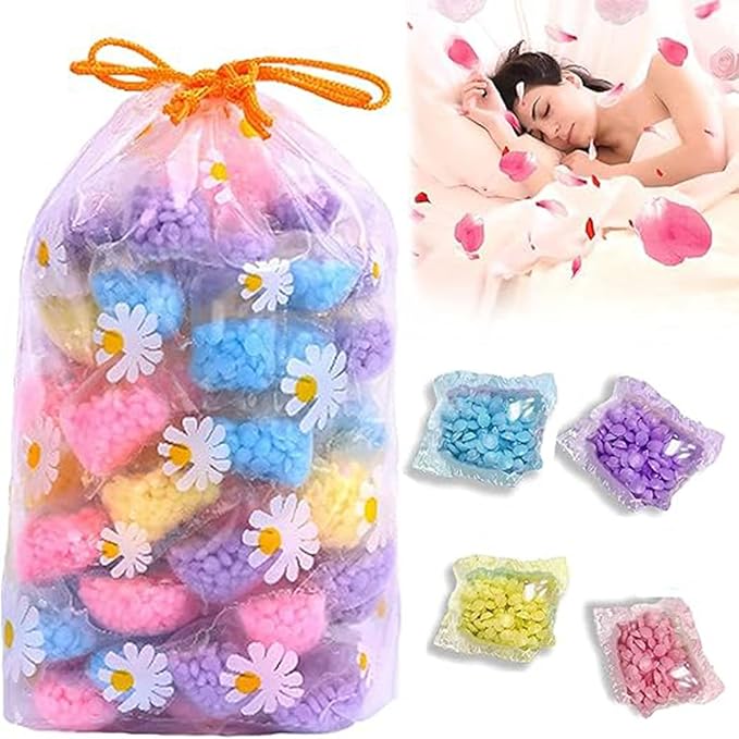 30-Pack Laundry Scent Booster Beads – Long-Lasting Fragrance, Fabric Softening & Anti-Static Laundry Enhancer, Fresh Scent Beads Laundry Beads for Washer (3)