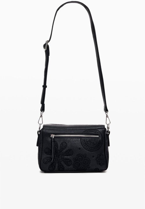 Desigual M Bag With Embroidered Flowers