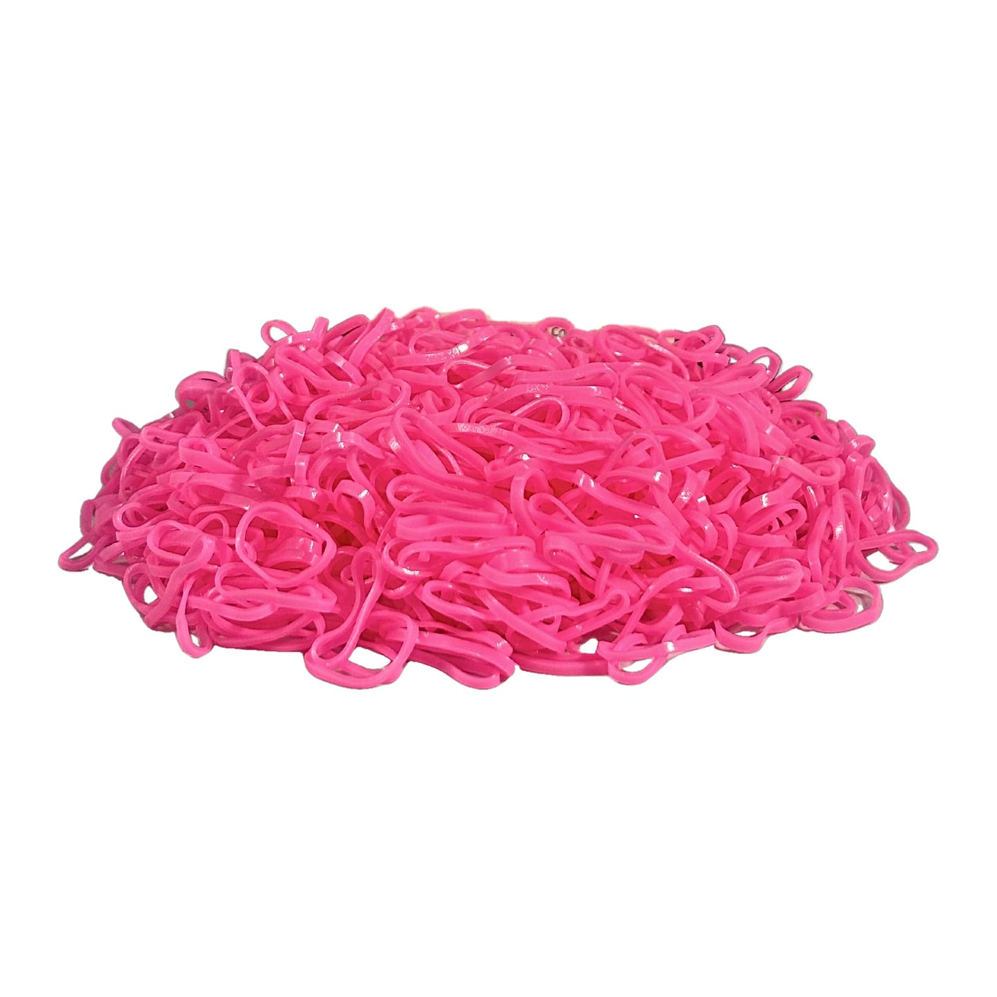 500 Pack Pink Rubber Bands for Hair - Durable, No-Damage Elastic Hair Ties for Babies, Toddlers, Kids & Adults | Non-Slip, Multi
