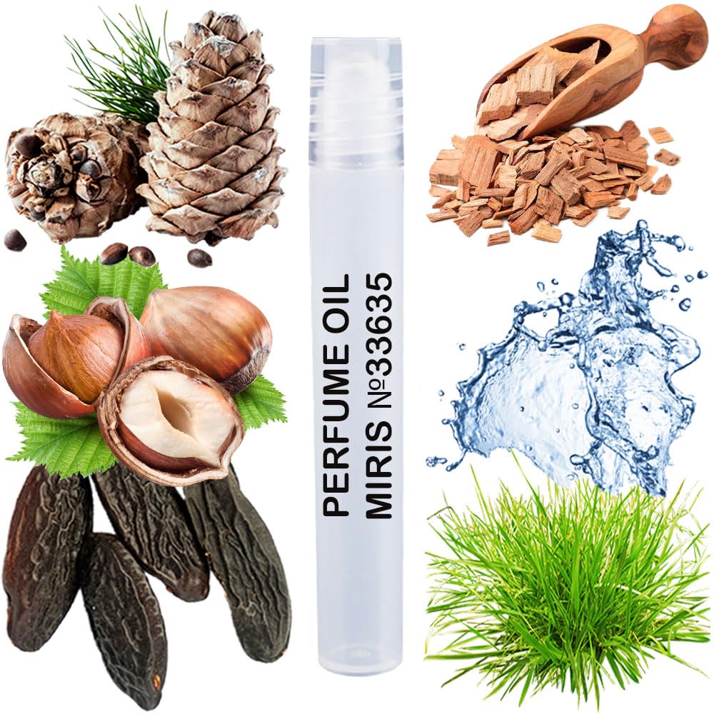 MIRIS No. 33635, Inspired by Aqua Ken Pour Homme, Long-Lasting Perfume Oil for Men Roll-On, Rollerball 0.34 Fl Oz / 10 ml