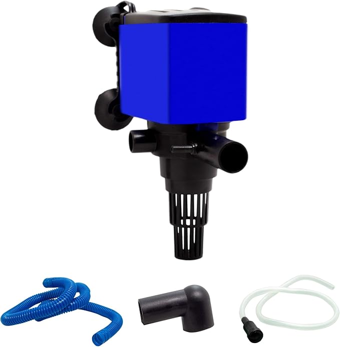 Aqua Dream 600 GPH Submersible Pump(2500L/H,35W) Quiet Internal Aquarium Powerhead Water Pump 3-in-1 Functionality Circula...