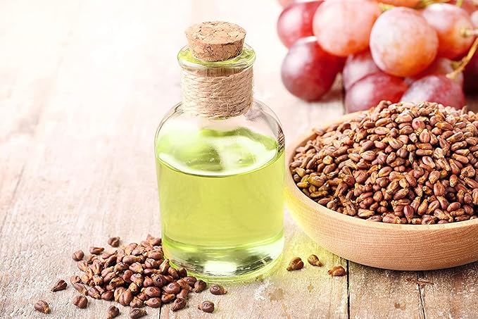 Grapeseed Oil - Pure Unrefined Cold Pressed All Natural Non GMO Vegan Grape Seed Cold Pressed 16 or 32 oz Body Hair Face Skin Massage Moisturizing -Packaging May Vary - (32 oz)