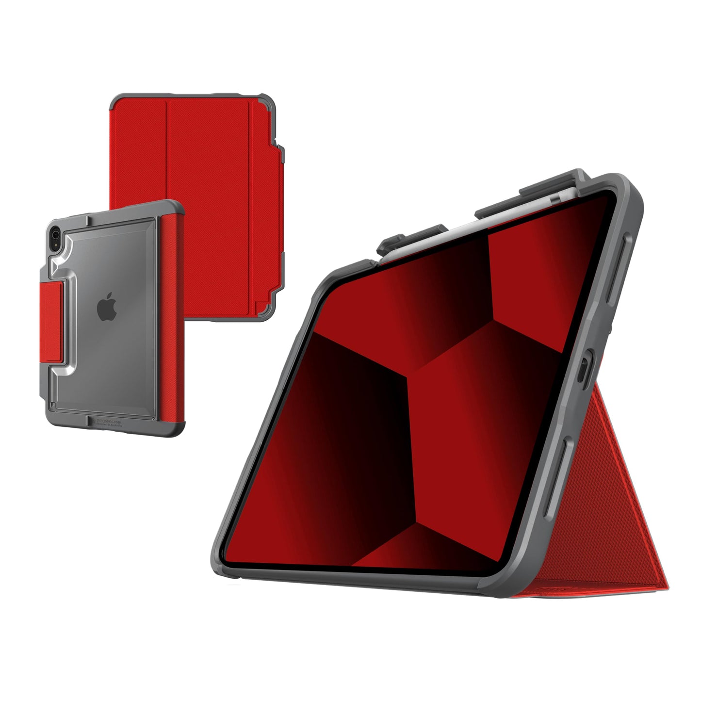 Stm Dux Plus For Ipad (A16/10Th Gen) Ultra-Durable, Lightweight Case With Clear Back, Apple Pencil Usb-C/Gen 1 Storage, And Magn