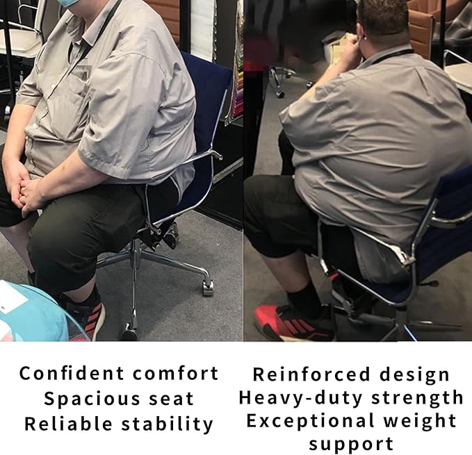 Ergonomic Desk Chair Computer Chairs with Armrests and Wheels Heavy Duty Wide Seat for Home Office Comfortable 22.83in Chair for Women and Men，Gold Black