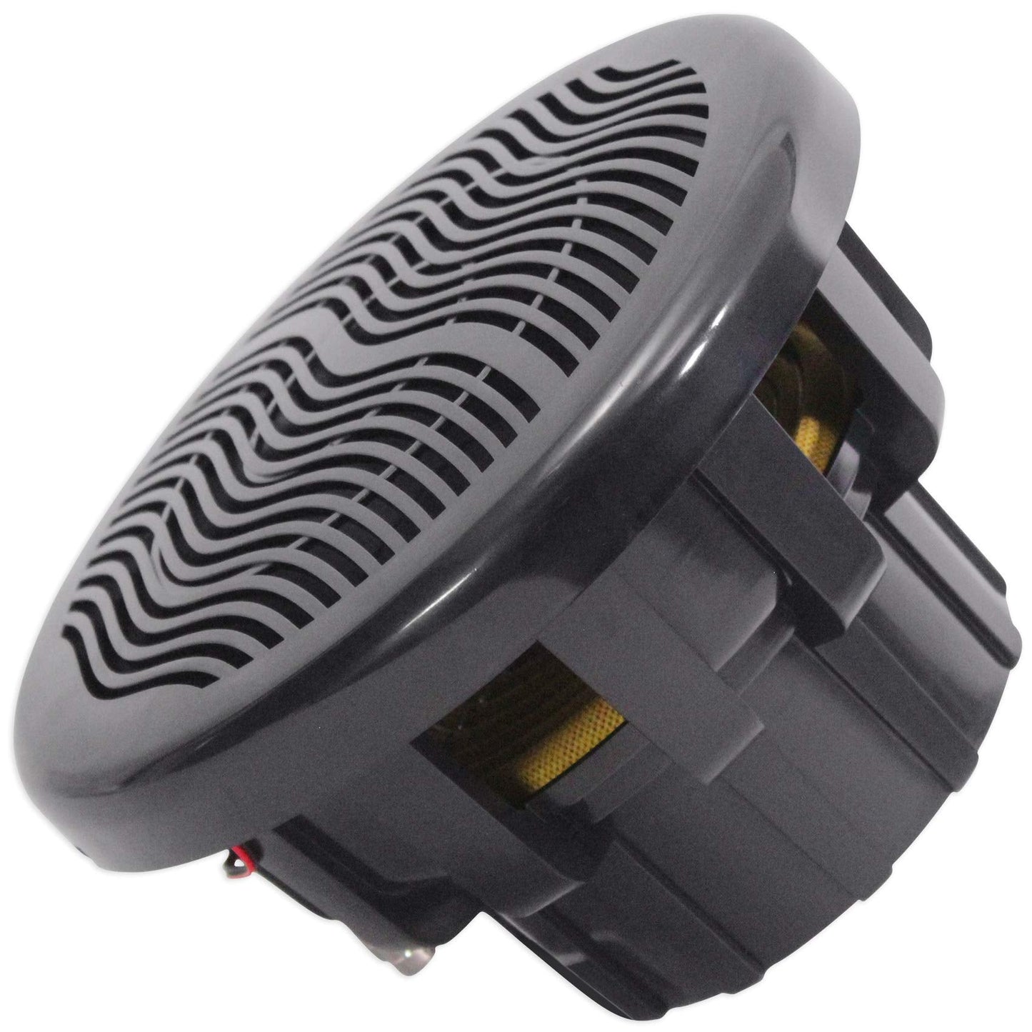 Rockville Ms10Lb 2400W 10 Free Air Marine Subwoofer, Led Lighting, Weather-Resistant, High-Power Audio For Boats And Outdoor Use