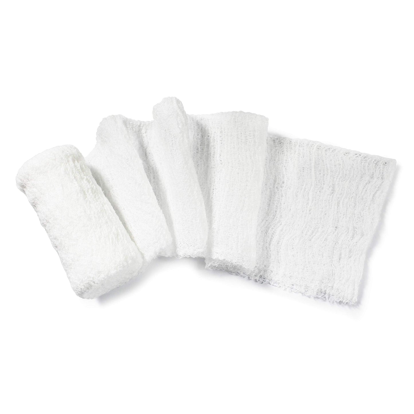 MED PRIDE Sterile Krinkle Gauze Roll 4.5in X 4.1yd 6 Ply Highly Absorbent Cotton Roll Gauze Individually Wrapped Wound Dressing (12 12 Count (Pack of 1))