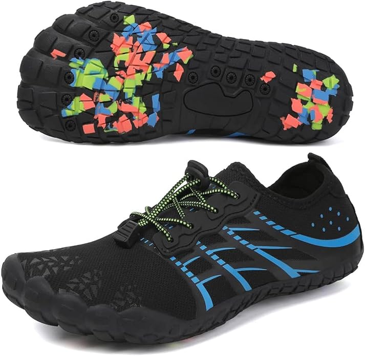 LIZRHA Water Shoes for Men and Women Quick Dry Aqua Swim Barefoot Shoes for Outdoor Fishing Beach Pool Boat Surfing Walkin...