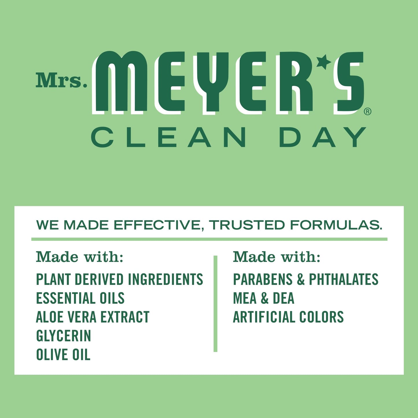 MRS. MEYER'S CLEAN DAY Liquid Hand Soap, Cruelty Free and Biodegradable Hand Wash Formula Made with Essential Oils, Cucumber Sce