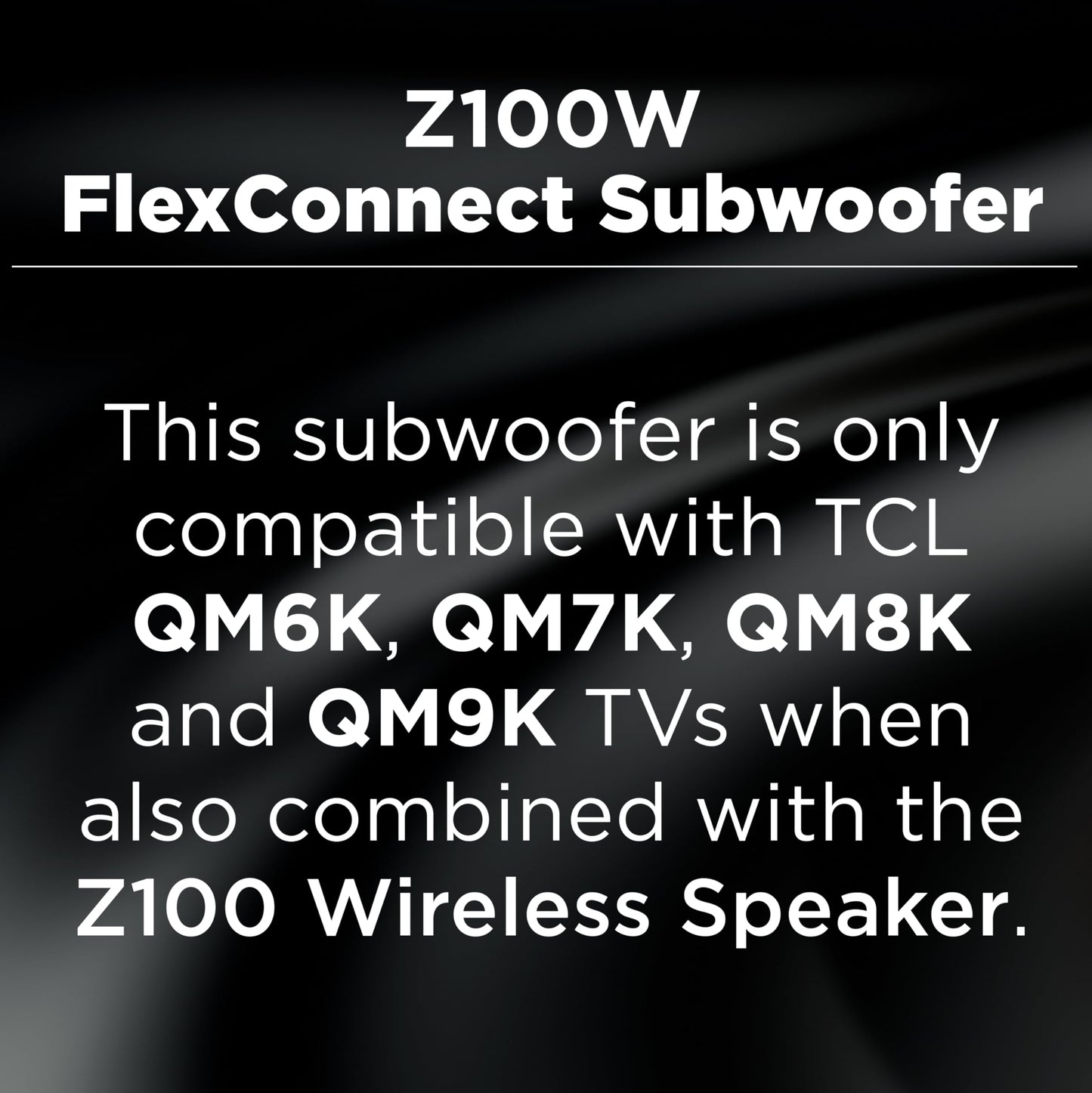 TCL Z100 Wireless Immersive 3D Home Theater Speaker QM6K, QM7K, QM8K, QM9K & X11L | Dolby Atmos Smart Auto Calibration | Flexible Placement & Modern Design | Latest Model