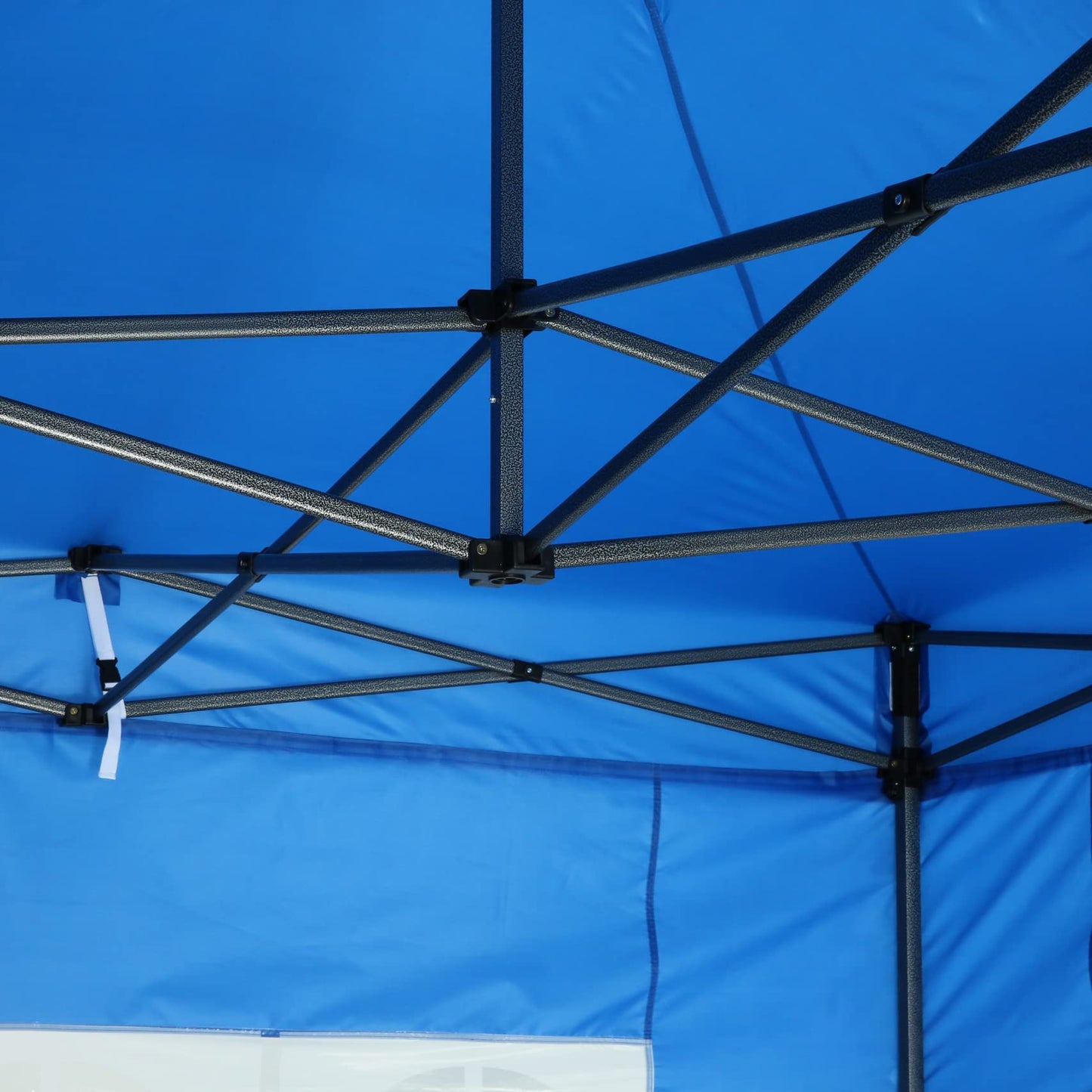 COBIZI 10x10 Pop Up Canopy with 4 Sidewall,Heavy Duty Canopy UPF 50+ All Season Wind Waterproof Commercial Outdoor Wedding Party Tents for Parties Canopy Gazebo with Roller Bag (10 x 10 ft Black)