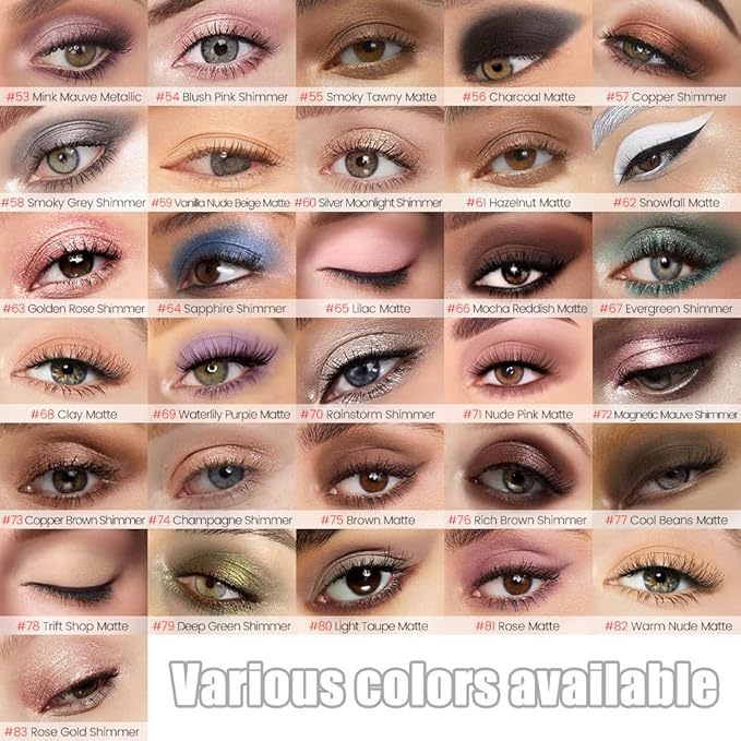 Kaely Cream Eye Shadow Sticks, Light Taupe Matte Eyeliner Pencil Eyeshadow Palette Makeup, Eye Highlighter Brightener Stick for Older Women Waterproof Pigmented, sombras para ojos, New-80