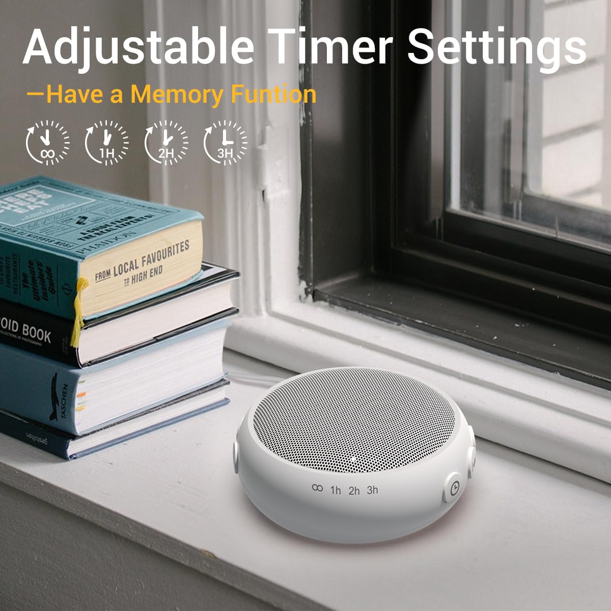 SoundMe Pink Noise Machine Sound Machinie with 30 Soothing Natural Sounds 36 Volume Portable Travelfor Sleeping Brown Noise Machine for Baby Kids Adults Noise Canceling Machine for Office Privacy