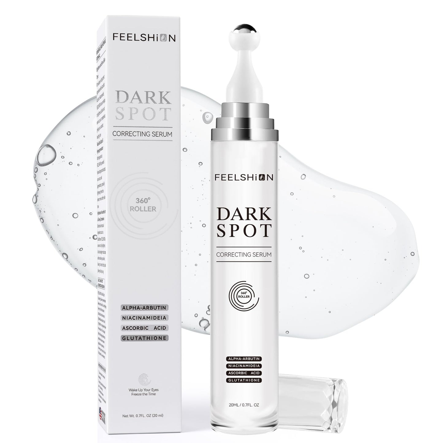 Dark Spot Remover Serum for Face & Body - Vitamin C & a-Arbutin Facial Dark Spot Corrector for Stubborn Melasma, Sun Spots & Fre