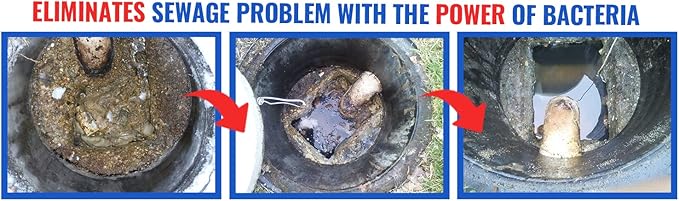 B.O.S.S. Septic Tank Treatment - 12.5oz Powder - 24 Drain or 5 Septic Doses - Patented Bacterial Enzyme - 100% Treats Odors Clogs Backups Pumpouts & Repairs - Works in All Septic Systems - Made in USA