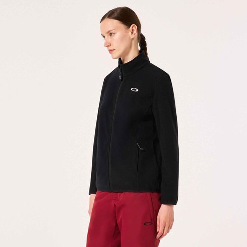 Oakley Womens Alpine Full Zip Sweatshirt Blackout