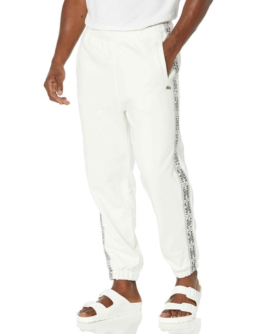 Lacoste Men's Active Meets Neoheritage Relaxed Fit Track Pants, Farine, 4X-Large