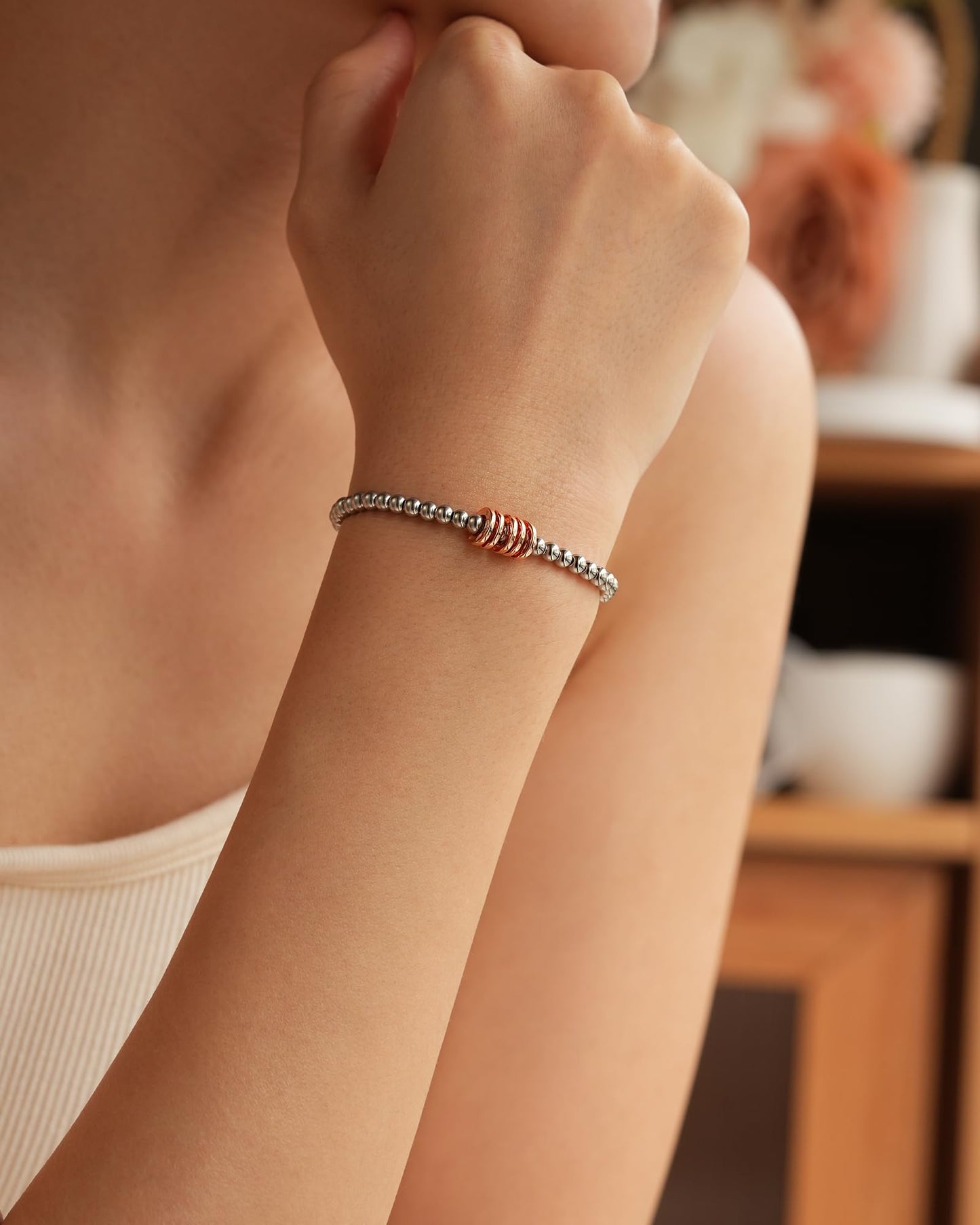 KOXMOON 50th Birthday Gifts for Her Women, 50 Year Old Gifts for Women Happy 50th Birthday Bracelet for Mom Friend Female