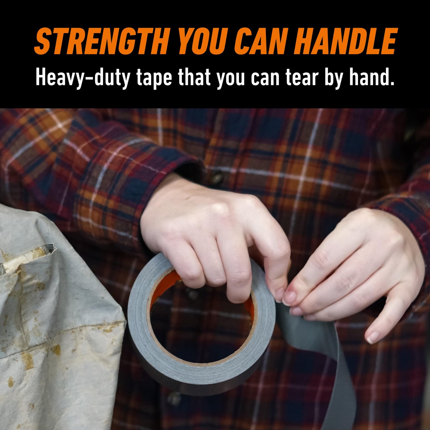 Gorilla Tape, 1.88 in x 30 yd, Silver (Pack of 1) - Duct, Utility, Triple Layer Strength, Indoor & Outdoor, Weather Resistant Shell