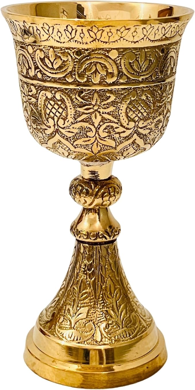 ALADEAN Vintage Chalice Goblet | 1x Royal Wine Cups of King Arthur - Renaissance Medieval Goblet Gifts, Wedding Anniversar...