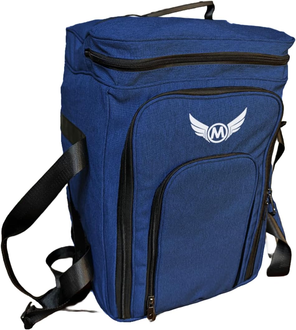 Ultimate Board Game Travel Bag – Durable Storage Case for Up to 10 Games, Water-Resistant, Adjustable Strap & Handles – Perfect for Game Nights, Conventions & Tournaments (Parent) (Blue)