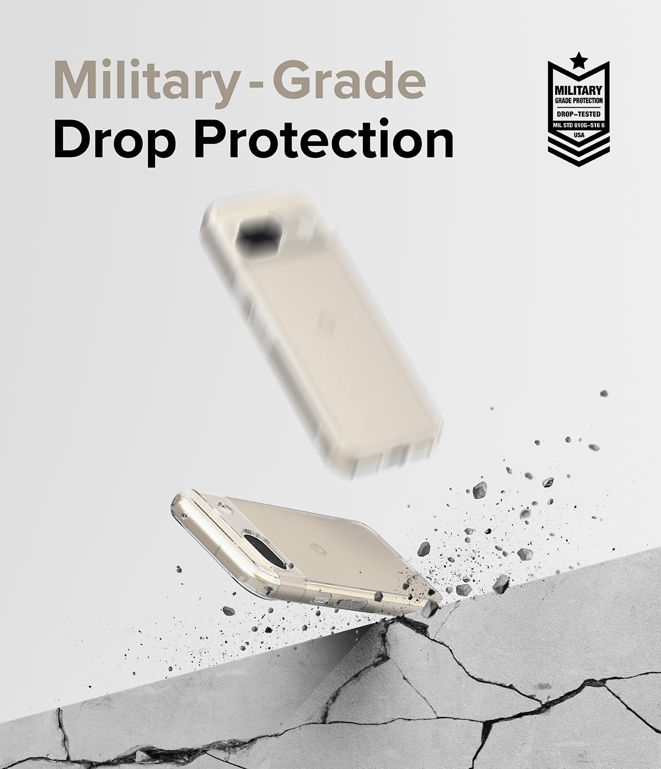 Ringke Fusion [Oil & Dirt Resistant] Compatible With Google Pixel 8A Case, Anti-Fingerprint Technology Prevents Oily Smudges Pho