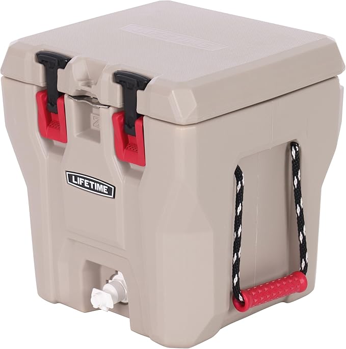 Lifetime 28 Quart Hard Cooler, High Performance Ice Chest, Made in USA