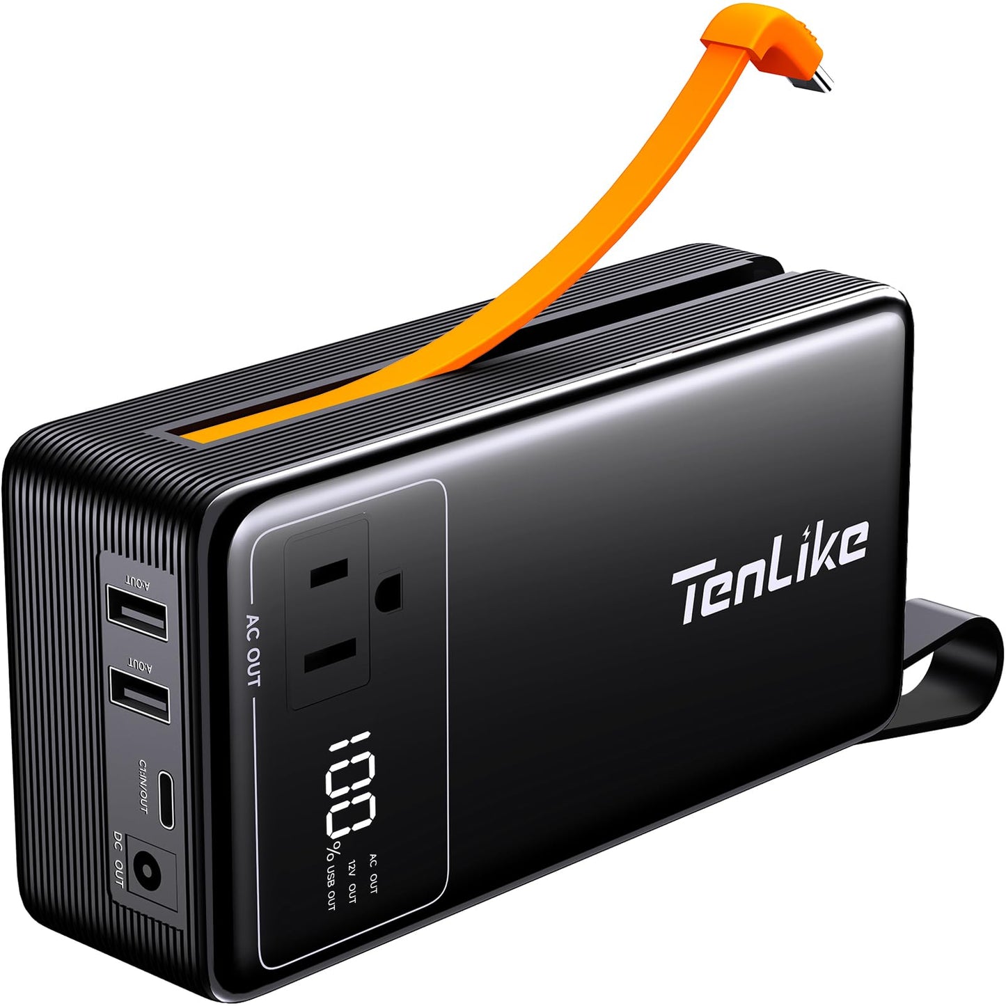 Portable Power Station 99.9Wh Power Bank for Camping Essentials Small Electric Mini Generator Large Lithium Battery with 110V AC