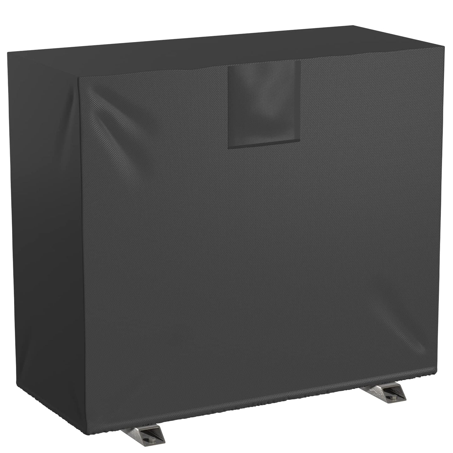 BEWAVE Split Air Conditioner Cover for Outside Compressor Units Waterproof AC Cover with Vent Hole for Outdoor Mini Split System AC Unit Fits up to 37.8 x 16.5 x 32.6 inches -Like New
