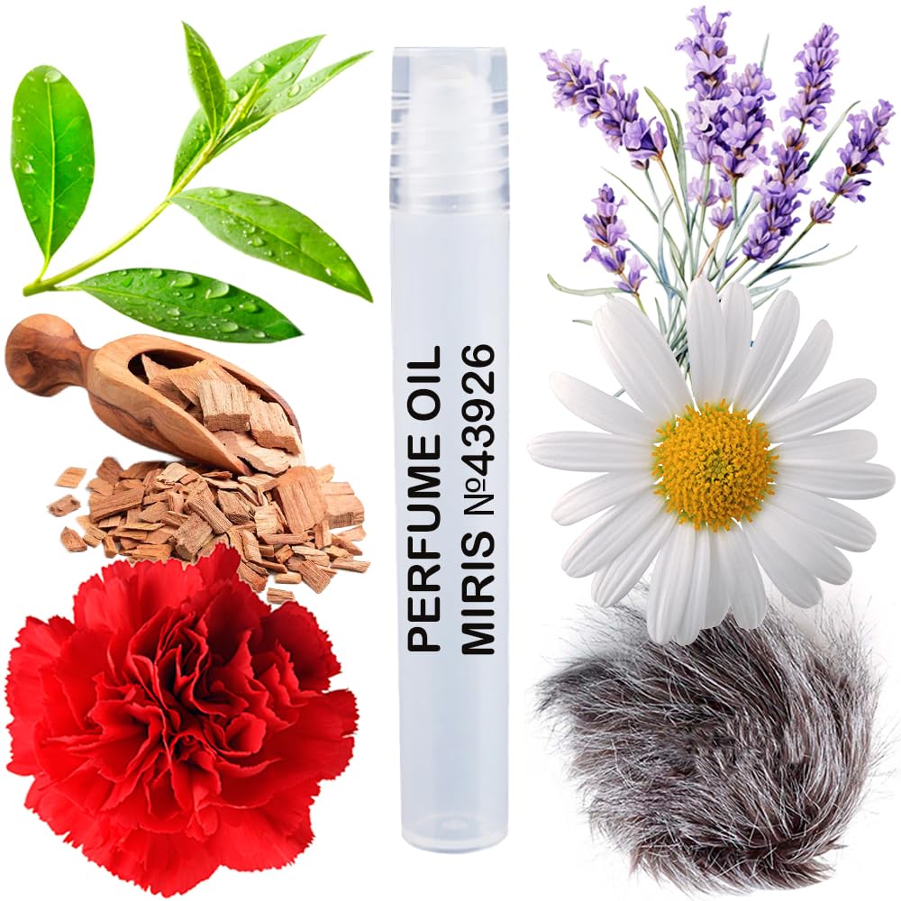 MIRIS No. 43926, Inspired by Tabac Orig, Long-Lasting Perfume Oil for Men Roll-On, Rollerball 0.34 Fl Oz / 10 ml