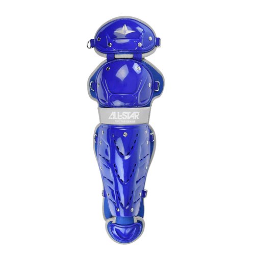 All-Star Top Star Series Leg Guards - Royal Blue, 12.5", Ages 7-9 - Baseball Accessories, Baseball Equipment Kit