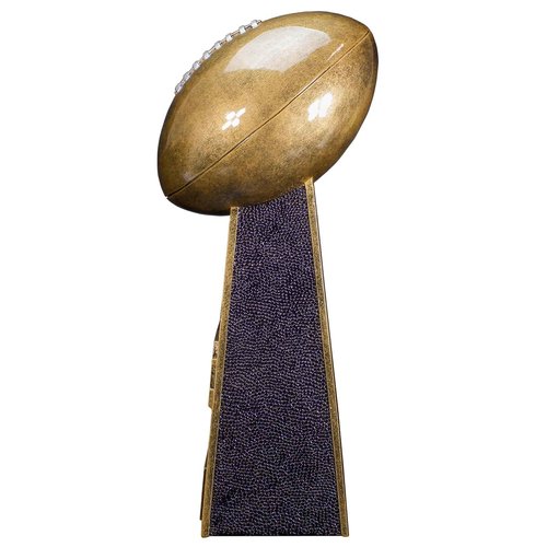 Decade Awards Fantasy Football Champion Trophy - 16 Inch Tall - FFL Champion Gold Tower Award - Engraved Plate On Request (Gold, 16)