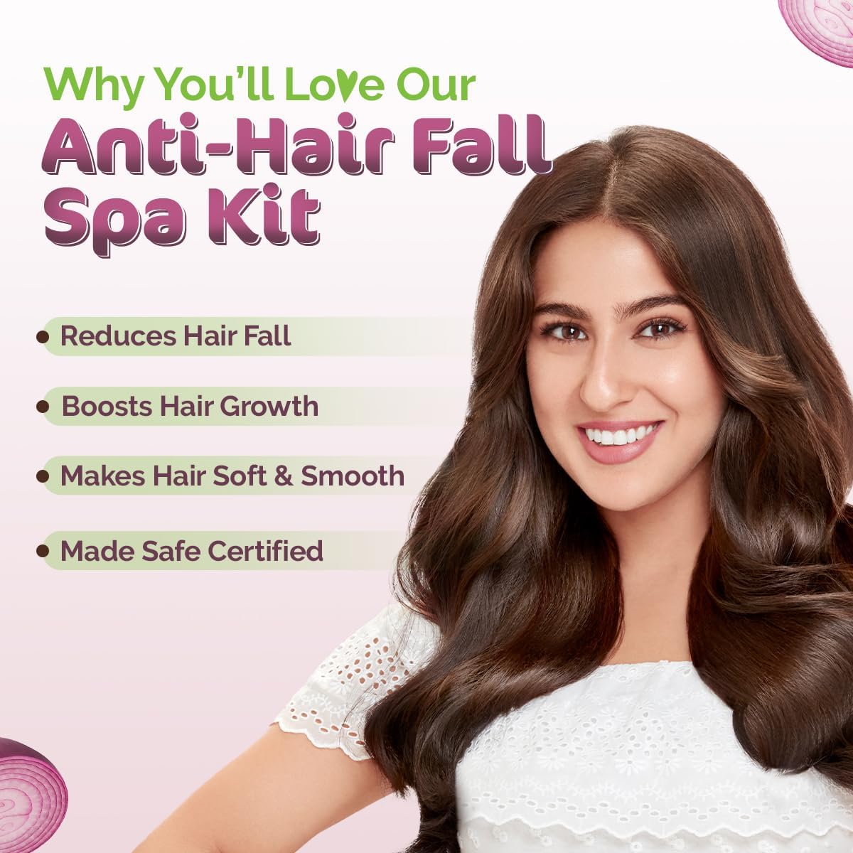 Mamaearth Onion Hair Care Kit - Hair Fall Control with 150ml Onion Oil & Shampoo + Conditioner (250ml Each) | Anti Hair Loss & G