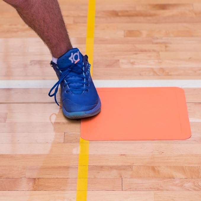 Champion Sports Baseball/Softball Throw Down Base Sets – Durable Indoor/Outdoor Training Bases – Sets of 4 or 5 in Orange or White