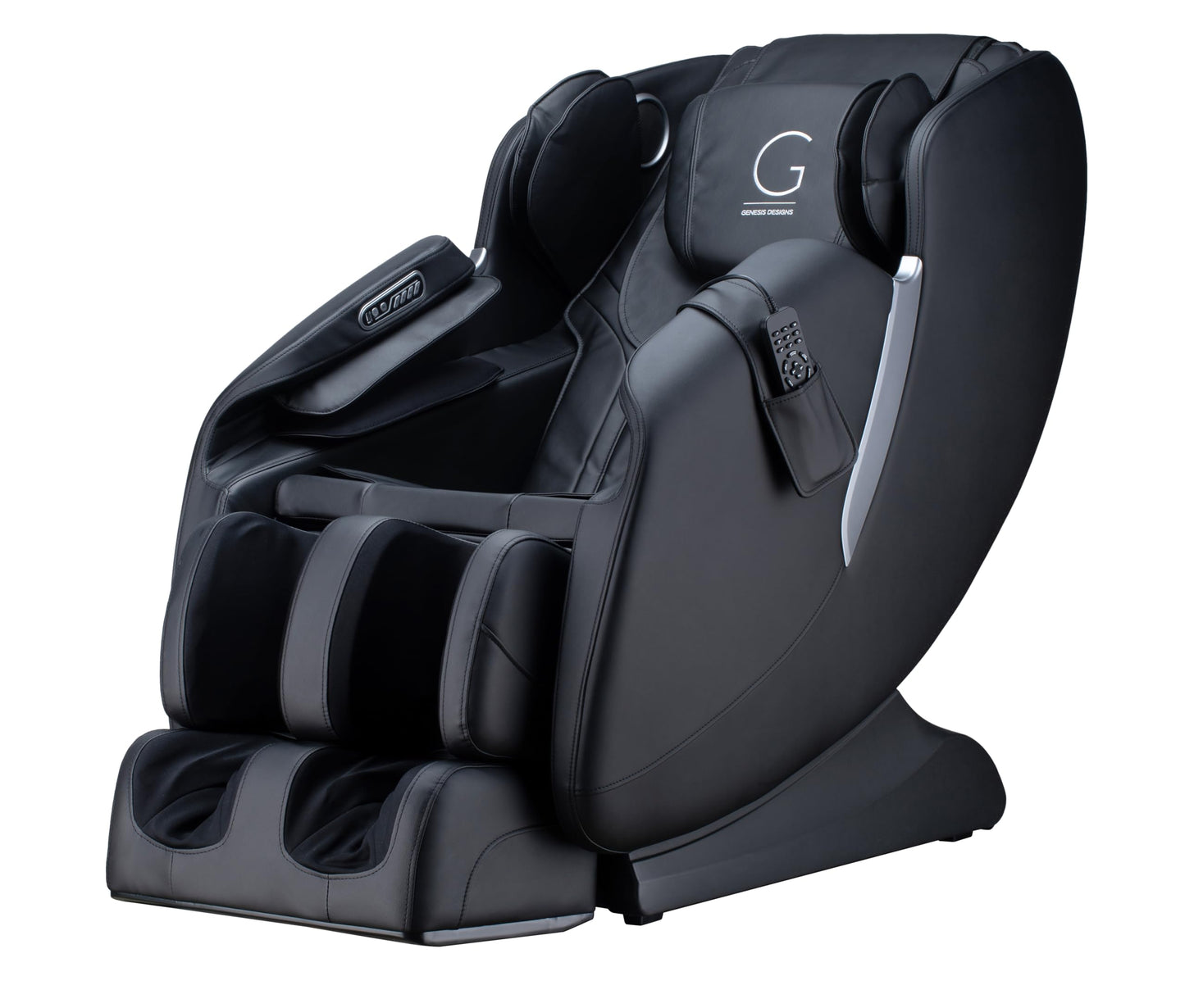 Genesis Designs Full Body Massage Chair with 14 Fixed Points, Zero Gravity, Bluetooth, Heated- Black