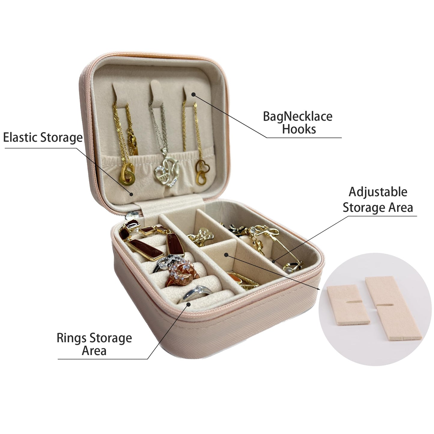 To My Granddaughter Gifts from Grandma and Grandpa, Granddaughter Travel Jewelry Box Gift, Birthday Xmas Gifts for Granddaughter from Nana Papa, Graduation Gift for Granddaughter from Grandparents